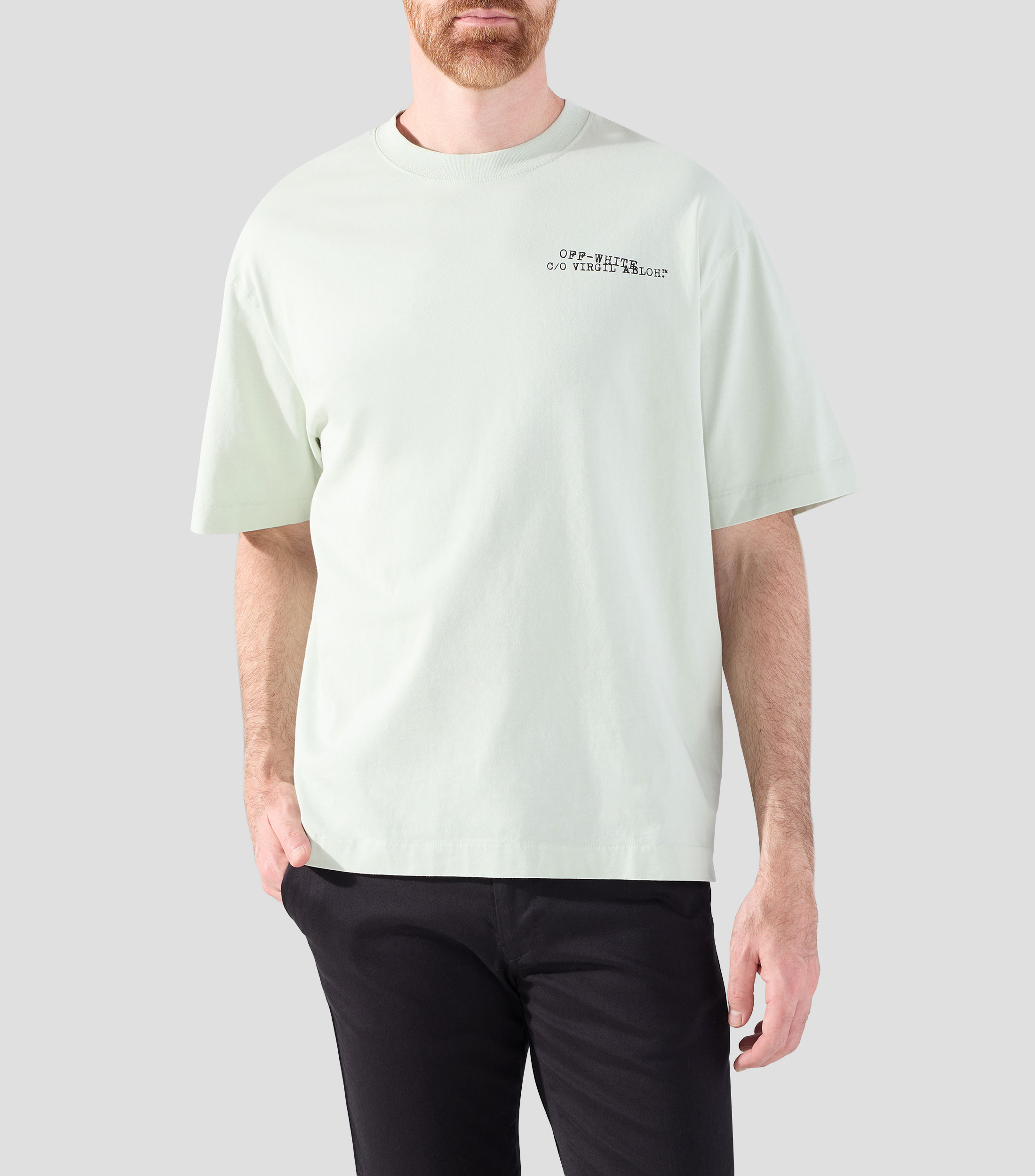 Playera cuello redondo manga corta estampada Type Arrow Skate Hombre